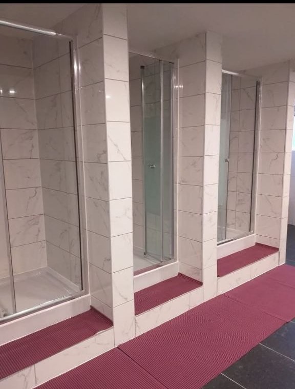 Marble shower cubicles