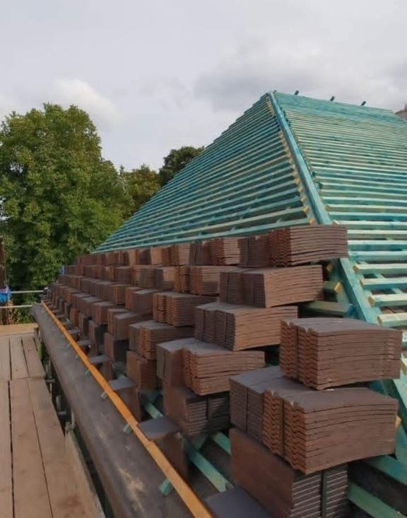 New build roof construction